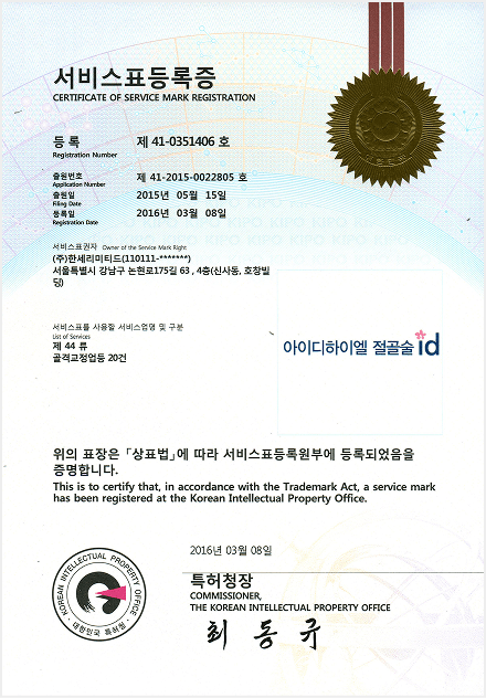 id Hospital - id Hospital Credentials - idノウハウ手術技術 特許・商標登録